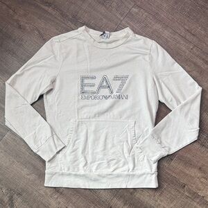 Emporio Armani White Sweatshirt